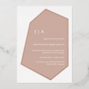 Search for dusty pink and gold wedding invitations Rose gold foil