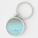 Search for aqua glitter key rings Girly