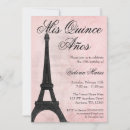Search for paris quinceanera invitations Sweet 15