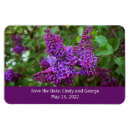 Search for purple save the date magnets Lilac