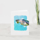 Search for turtles note cards Watercolor