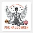 Search for funny halloween skeleton stickers Pumpkin