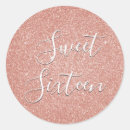 Search for glitter birthday stickers Sweet 16
