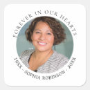 Search for forever in our hearts stickers Celebration of life