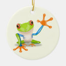 Search for cartoon frog christmas tree decorations Funny