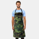 Search for camoflauge aprons Green camouflage