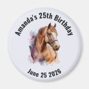 Search for western birthday magnets Horse