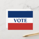 Search for red white blue stripes postcards Vote