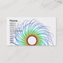 Search for abstract sun business cards Fractal
