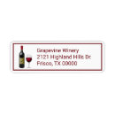 Search for white wine return address labels Winery