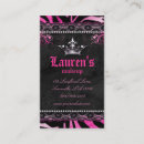 Search for beauty queen business cards Fashion