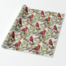 Search for red cardinal wrapping paper Pinecone