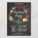 Search for florals christmas invitations Red and green