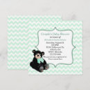 Search for mint green baby shower invitations Stylish