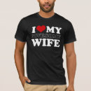 Search for i love my awesome wife tshirts Heart