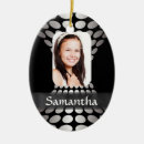 Search for black and white patterns christmas tree decorations Dots