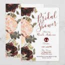 Search for maroon bridal shower invitations Blush