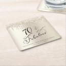 Search for 70th birthday coasters 70 and fabulous
