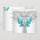 Search for teal blue sweet 16 invitations 16th