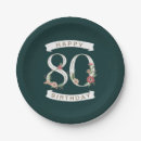 Search for 80th birthday plates Pretty