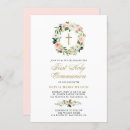Search for peach first communion invitations Peonies