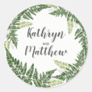 Search for fern wedding stickers Green