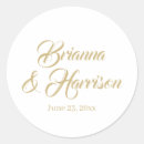 Search for gold calligraphy wedding stickers Chic