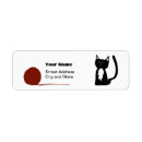 Search for yarn return address labels Cat