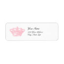 Search for crown return address labels Girl