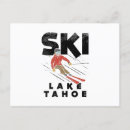Search for lake tahoe postcards Skier