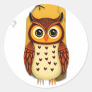 Search for colourful owl stickers Birds
