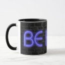 Search for neon light mugs Black
