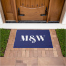 Search for modern doormats Navy blue