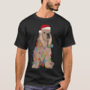 Search for cocker spaniel christmas tshirts Lights