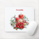Search for festive red mouse mats Holiday season