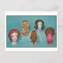 Search for wig postcards Creepy