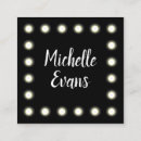 Search for mirror business cards Makeup artist