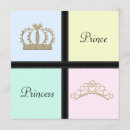Search for prince or princess gender reveal invitations Baby