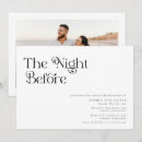 Search for unique rehearsal dinner invitations Minimalist