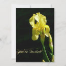 Search for iris wedding invitations Yellow