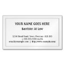 Search for barrister business cards Professional