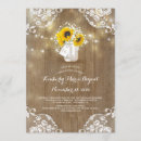 Search for sunflower mason jar bridal shower invitations Lace