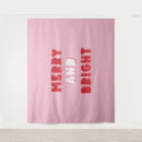 Search for christmas tapestries Pink