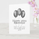 Search for funny 29th birthday cards Twenty ninth