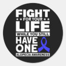 Search for life support stickers Alopecia