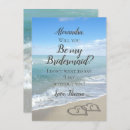 Search for beach wedding bridesmaid cards Destination