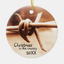Search for rural christmas tree decorations Xmas
