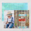 Search for the big one fishing birthday invitations O fish al