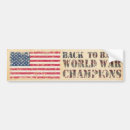 Search for world war bumper stickers Usa