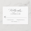Search for rsvp enclosure cards Black and white